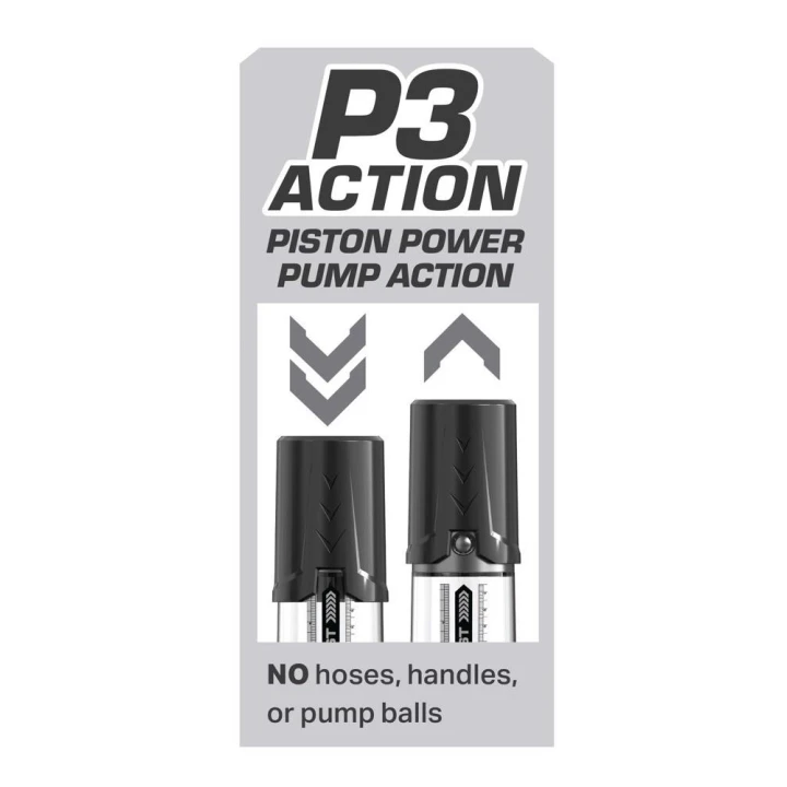 Pompka do penisa Pump Worx Max Boost - 5,1 cm, bezprzewodowa, przezroczysta, silikonowa