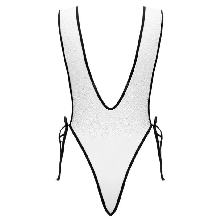 Body COTTELLI LINGERIE – ombré koronka, wiązania boczne, wysokie wycięcia