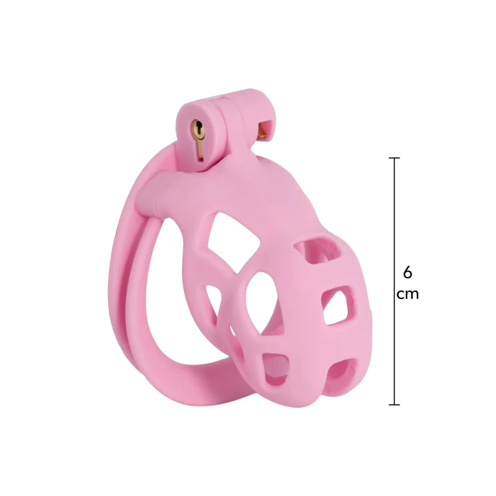 Klatka na penisa EXTREME by HIDDEN DESIRE, 8 cm, ABS, cztery pierścienie 3.6-5.2 cm