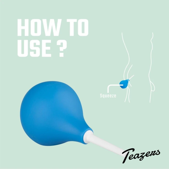Irygator intymny Teazers z materiałów przyjaznych ciału, delikatny i skuteczny