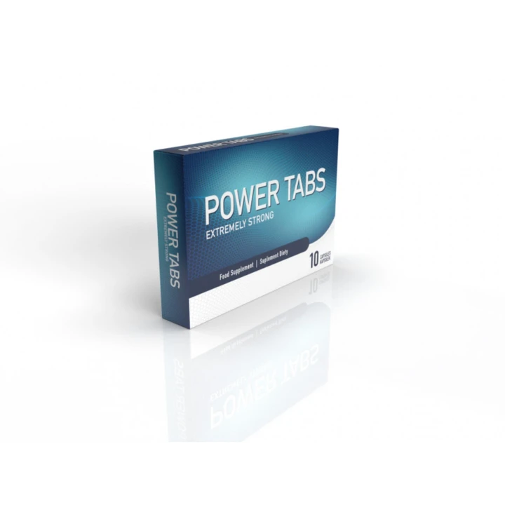 Suplement diety na erekcję Power Tabs™ - 10 kapsułek, L-arginina, Tribulus terrestris, Maca