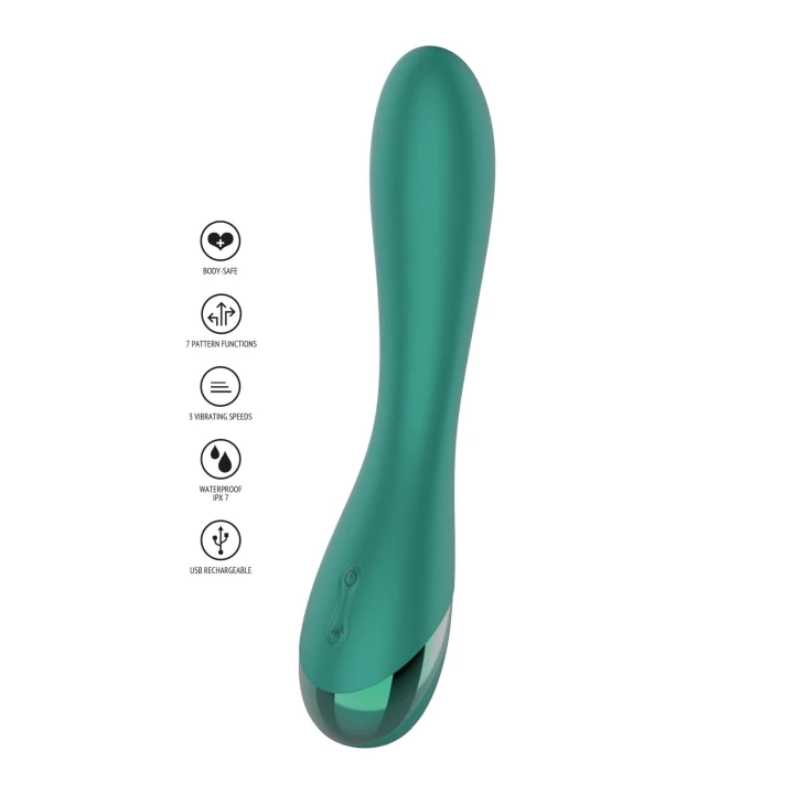 Wibrator G-Spot Xocoon Timeless Love, Silikon, 19 cm, Wodoodporny IPX7