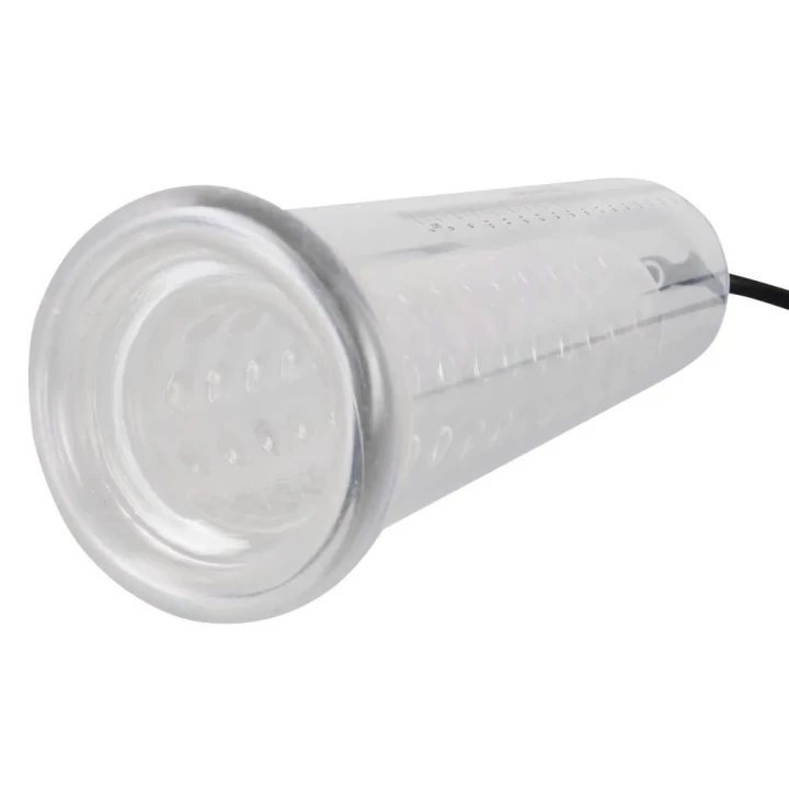 Pompa próżniowa do penisa Fantastic – przezroczysty cylinder, silikonowa tuleja, rękaw z nubami