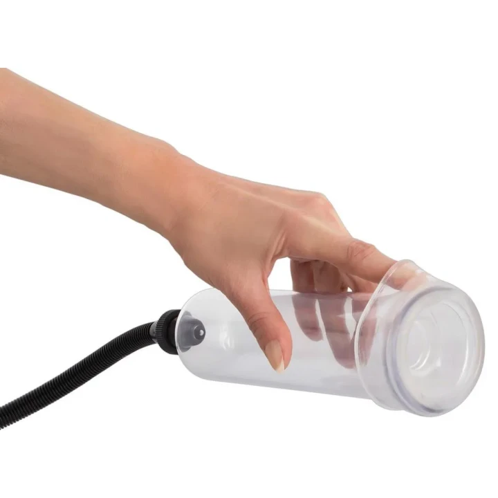 Pompka próżniowa Bang Bang, przezroczysty cylinder 20 cm, średnica 5,3 cm, materiał ABS