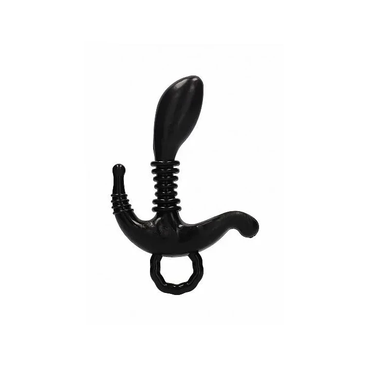 Wtyczka prostaty Power Escorts - 12,5 cm, średnica 2,5 cm, czarna, bezpieczne materiały