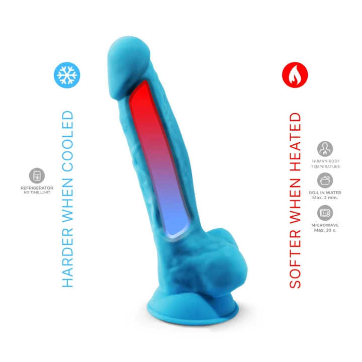 Dildo Silexd Model 1, 17,75 cm, elastyczny silikon, przyssawka, hipoalergiczny