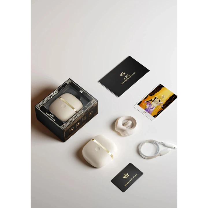 Pierścień wibracyjny dla par Apis, silikonowy, 8 trybów, 3,2 cm