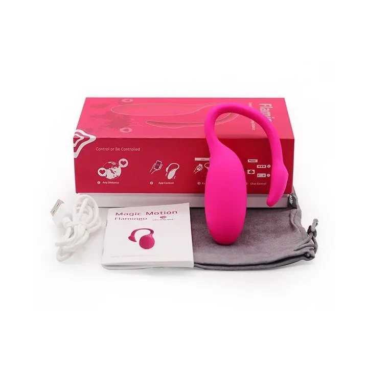 Wibrator punktu G Magic Motion Flamingo, wodoodporny, Bluetooth, ABS/silikon