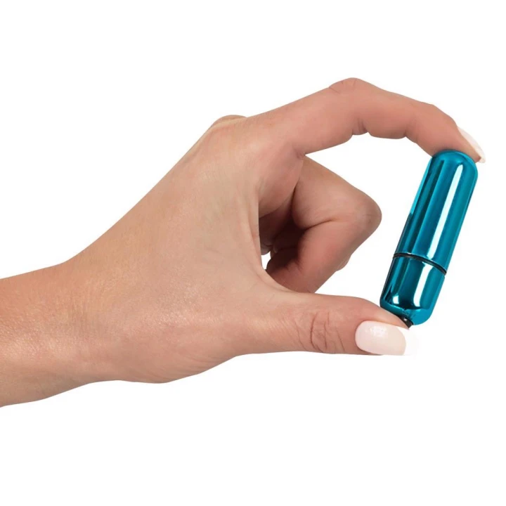 Wibrator wielobiegowy Blue, 17,4 cm długości, z materiału ABS i TPE, 8-częściowy zestaw