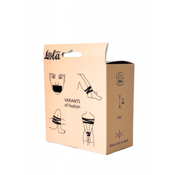 Taśma Bondage PVC Vanilla Oxytocin 20m x 5cm, bezpieczna, przyjazna dla skóry