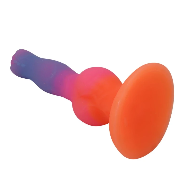 Dildo Power Monsters Hercules - 21,5 cm, silikony, z przyssawką, rzeźbiony