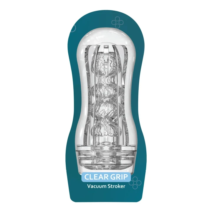 Stroker próżniowy TOYJOY HERO, przezroczysty, z regulowanym efektem ssania, 18 cm