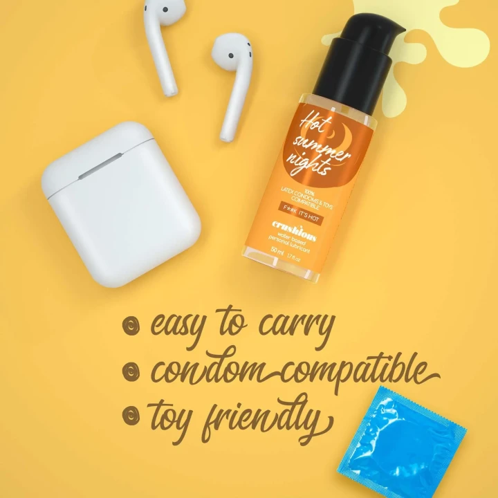 Lubrykant na bazie wody Crushious 50 ml z efektem rozgrzewającym, hipoalergiczny