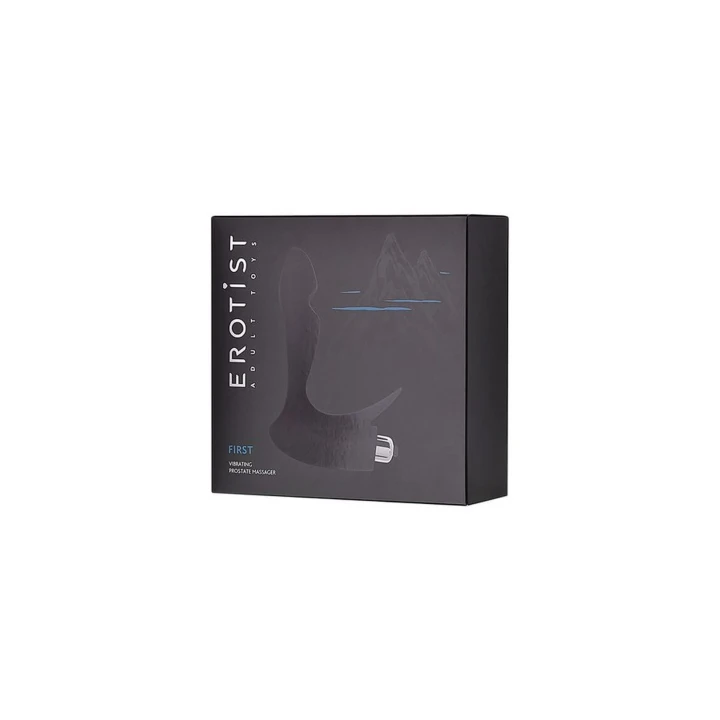 Masażer prostaty EROTIST, silikonowy, podwójna stymulacja, ergonomiczny 14,4 cm
