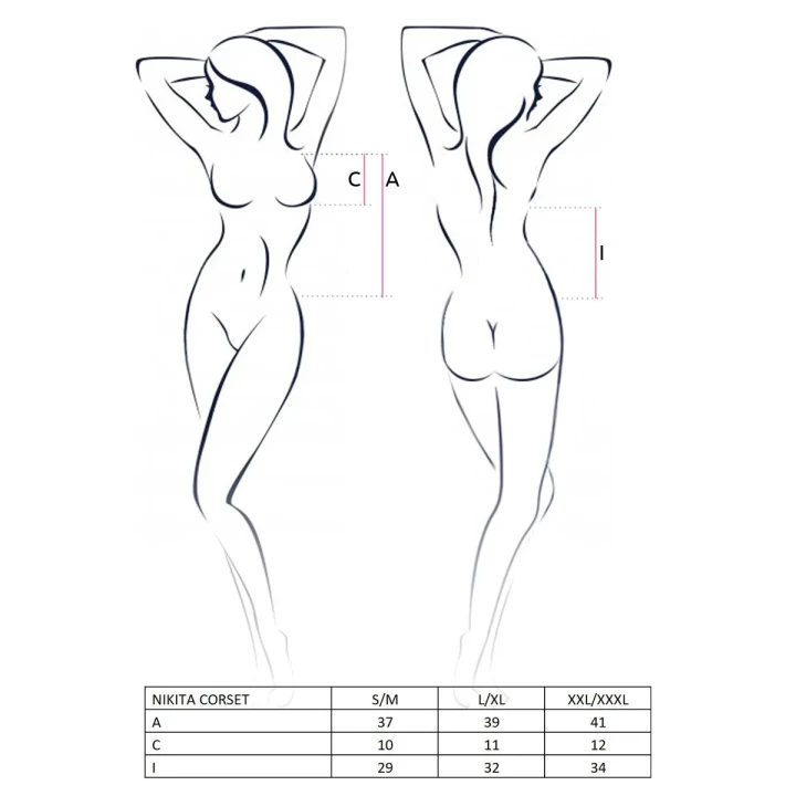 Gorset CASMIR Nikita, biały, regulowane ramiączka, miseczki z fiszbinami, XXL/XXXL