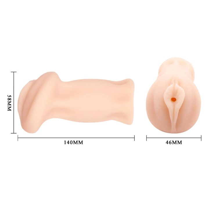 Masturbator męski CRAZY BULL - realistyczny TPR, miękka tekstura, ciasny tunel