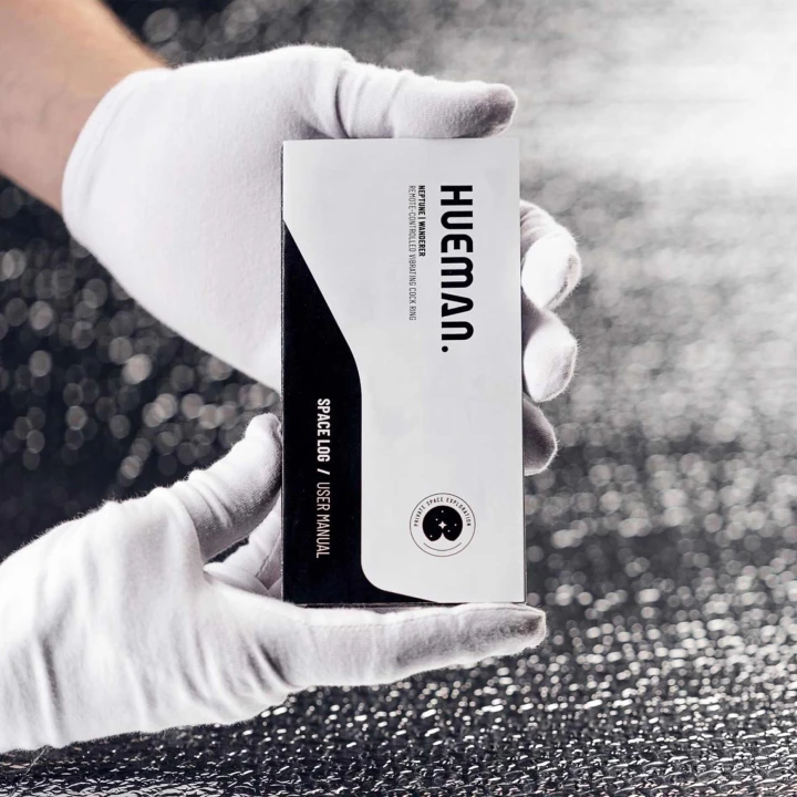 Korek analny Hueman z wibracjami - 10 trybów, silikon, ładowalny