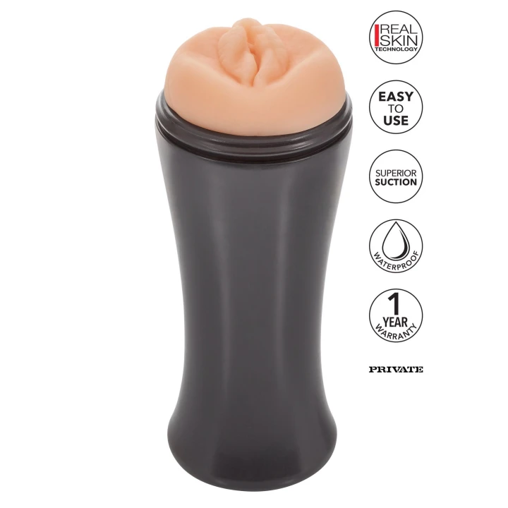 Masturbator podróżny Horny Cougar To Go | Real Skin Technology | Wodoodporny 21 cm