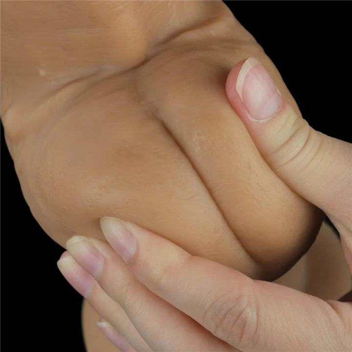 Dildo Love Toy – 12'', dwuwarstwowy silikon, przyssawka, ergonomiczny uchwyt