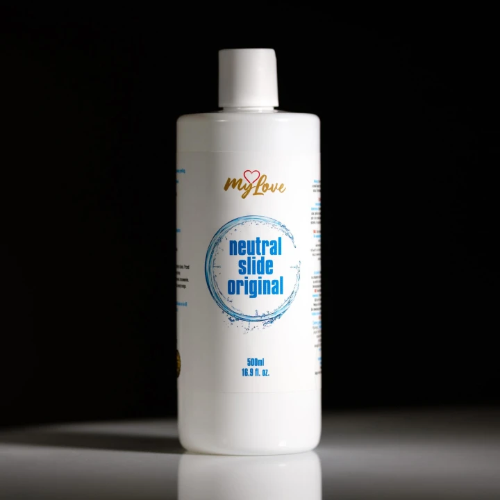 Żel intymny MyLove Neutral Slide 500 ml - bezzapachowy, aksamitna konsystencja, długotrwały poślizg