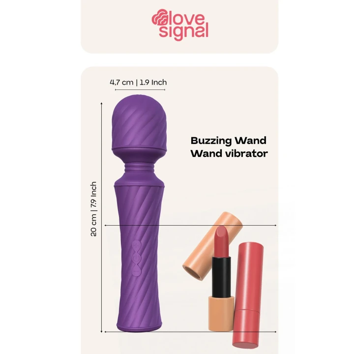 Wibrator masażer Dreamtoys Love Signal — silnik mocny, 3 poziomy + 7 trybów, USB magnetyczne