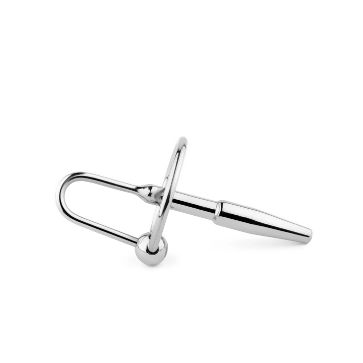 Plug metalowy (cewkowy) – Seria 05, stal nierdzewna, długość 8 cm, średnica 0,5–0,8 cm