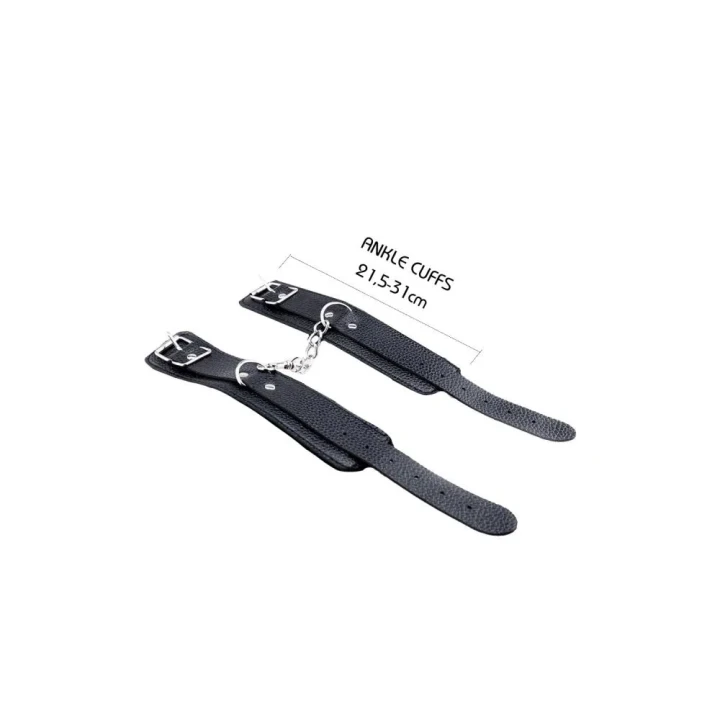 Zestaw BDSM Alive - 8 elementów, regulowane akcesoria, metal i poliuretan