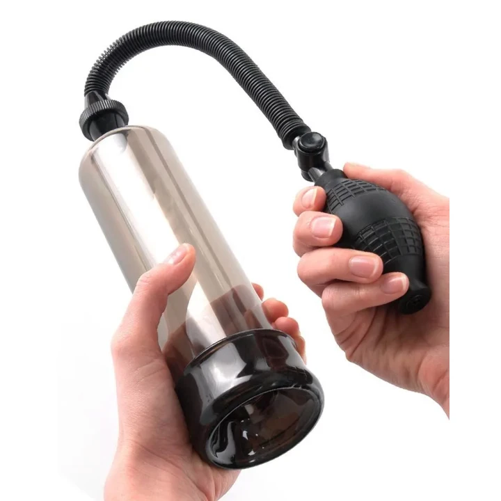 Pompa do penisa PW Beginner's Power Oumo Smoke — przezroczysta, dł. 19 cm, ø 5 cm