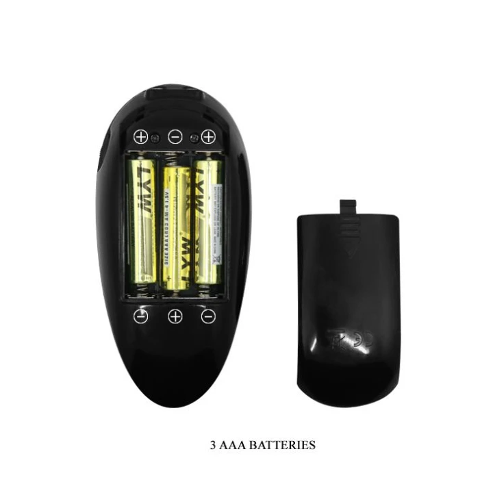 Wibrator analny i waginalny CRAZY BULL z kontrolą pilota, teksturowane tunele