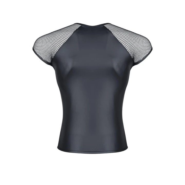 Koszulka męska REGNES FETISH PLANET, elastyczna siatka, wetlook, XL