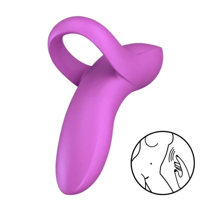 Wibrator na palec Satisfyer Bold Lover, silikon medyczny, wodoszczelny, 12 programów