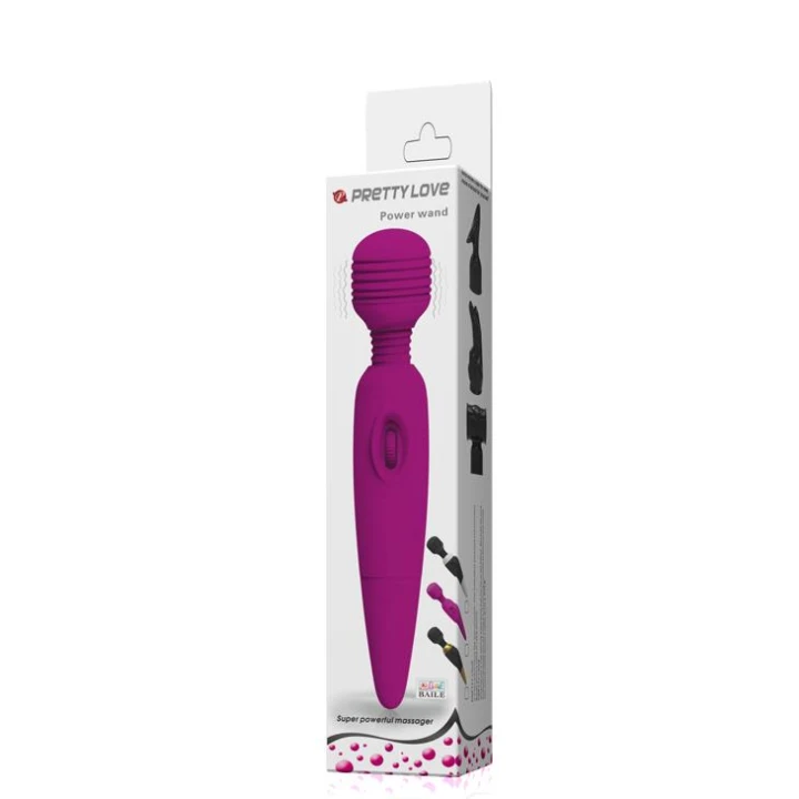 Masażer Łechtaczkowy PRETTY LOVE - Power Wand, Wibracje, Regulacja Intensywności, 25 cm