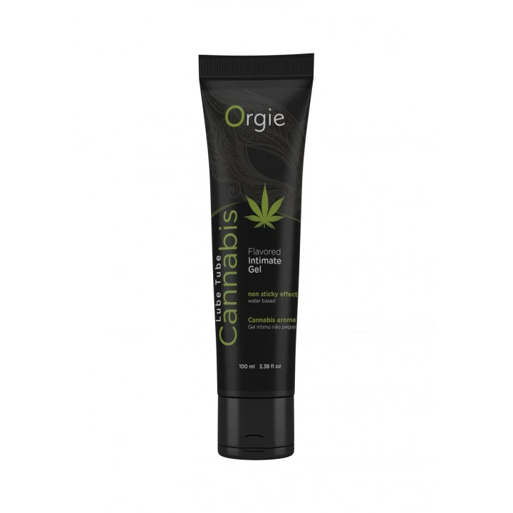 Żel intymny ORGIE Cannabis LubeTube 100 ml, na bazie wody, ultra poślizgowy, nawilżający