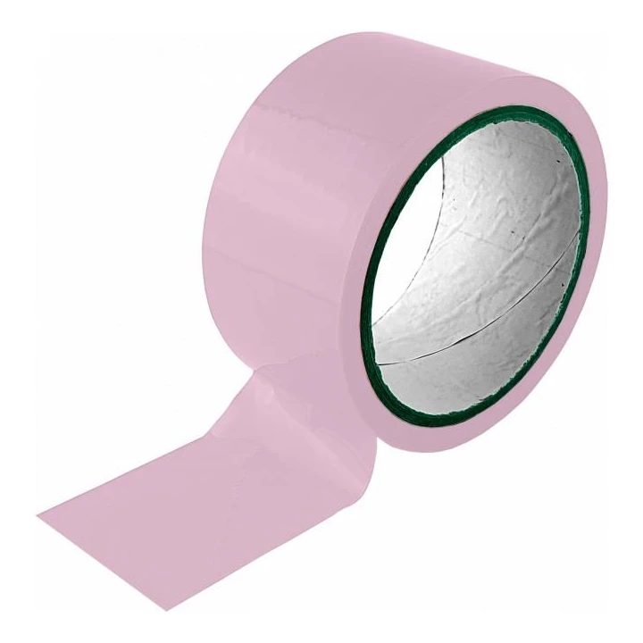 Taśma więzienna Kinx Bound To Please Różowa 20m, elastyczna, odporny materiał