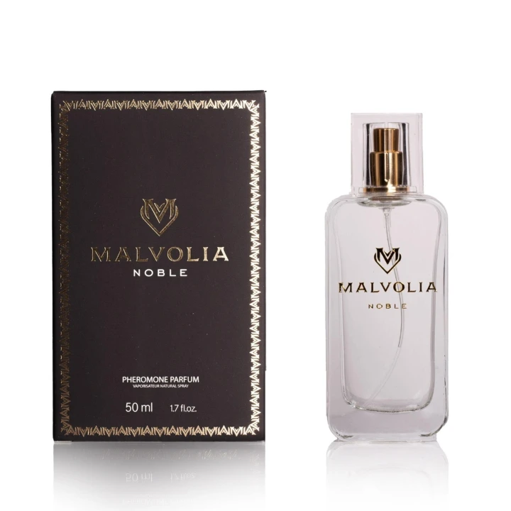 Perfumy z feromonami - MALVOLIA NOBLE dla mężczyzn, 50ml, zapach przyprawowo-drzewny