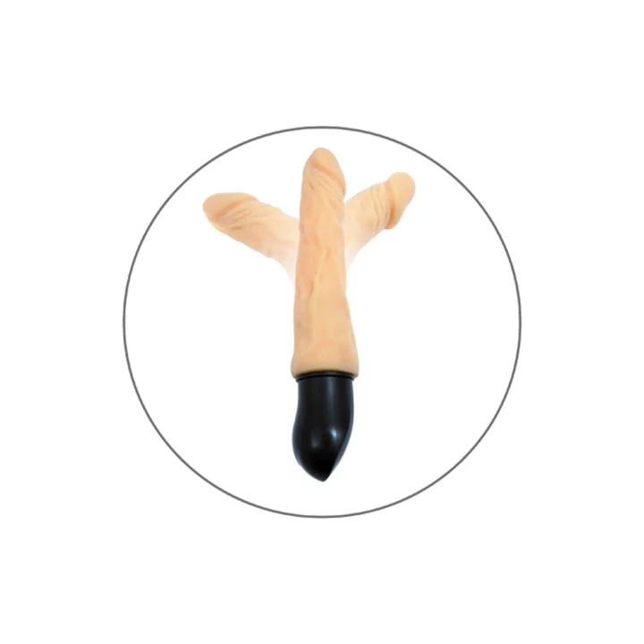 Wibrator MERCURY 12 funkcji, wodoodporny, uformowany kręgosłup, cyber skóra