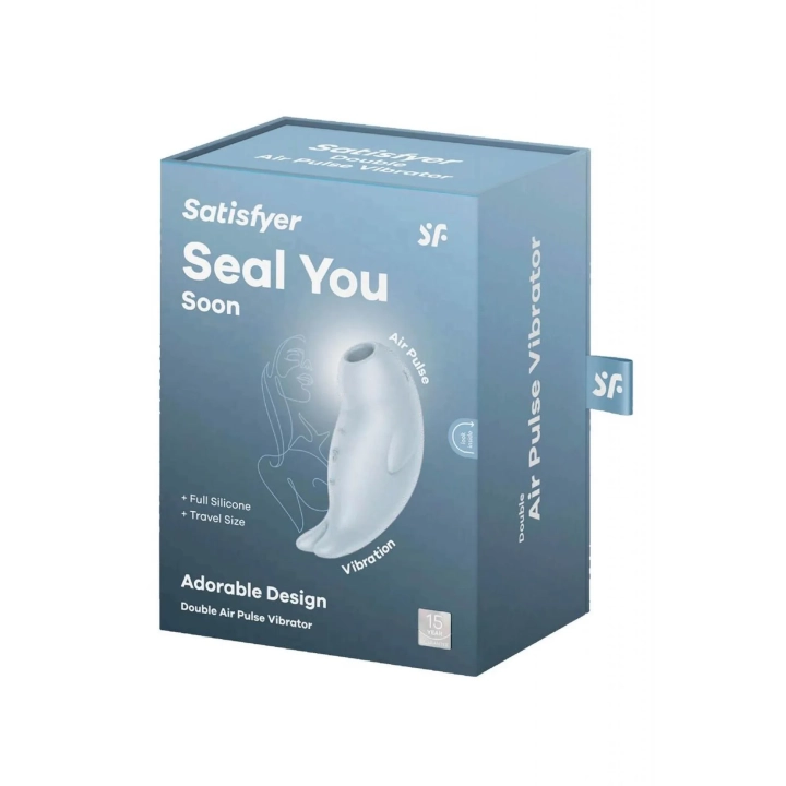 Wibrator łechtaczkowy Satisfyer Seal You Soon, 11 intensywności, wodoodporny IPX7