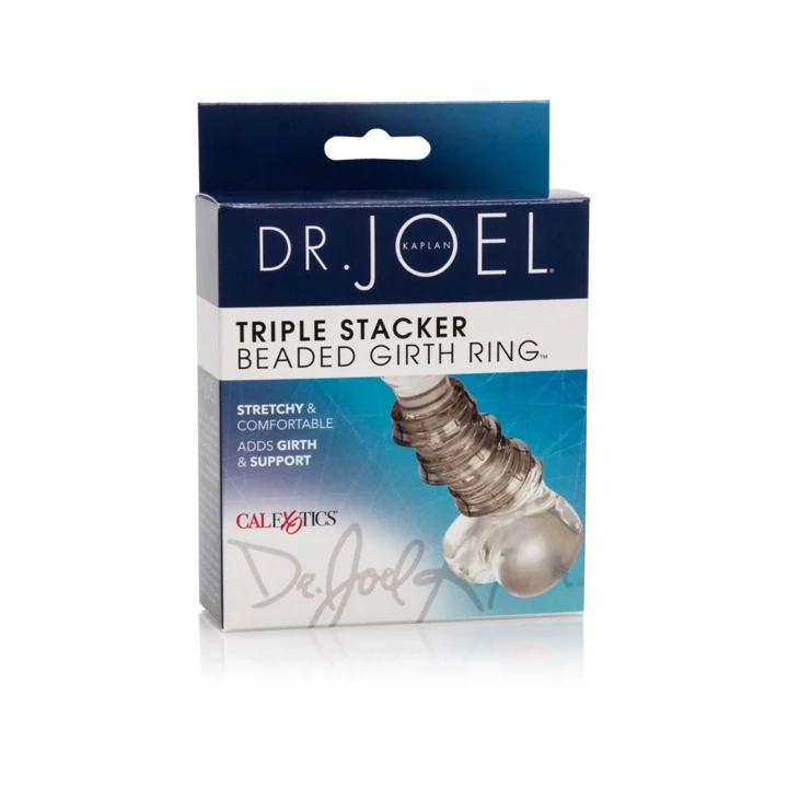Pierścień erekcyjny TPR Dr. Joel Kaplan, 3.8 cm x 8.2 cm, 3-warstwowy, z wypustkami