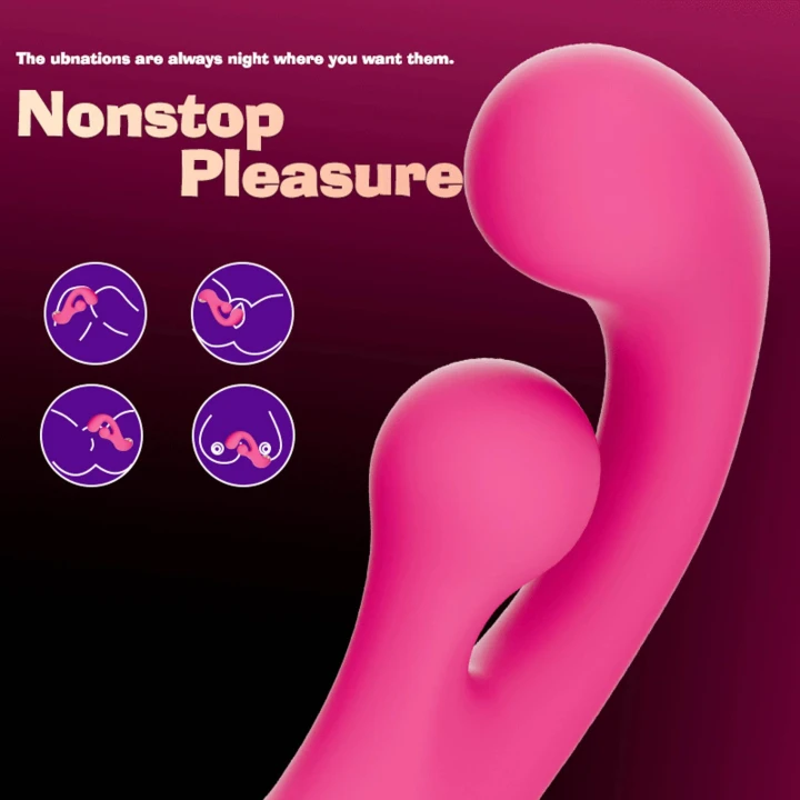 Masażer G-Spot SANI Turning Vibration, 10 trybów wibracji, wodoodporny, silikon medyczny