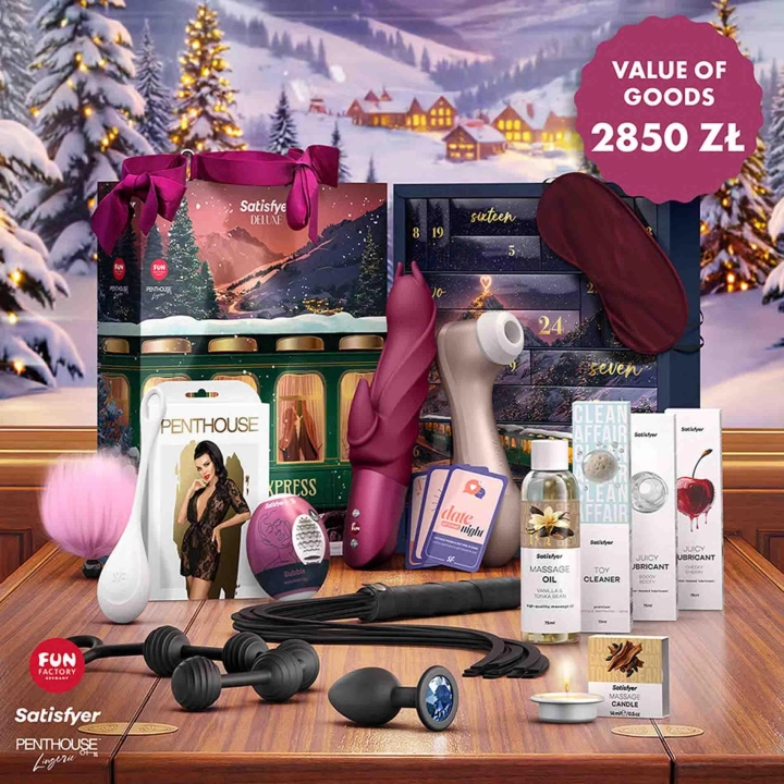 Kalendarz adwentowy Satisfyer Deluxe 2026 – 24 niespodzianki, wartość ponad 2850 zł