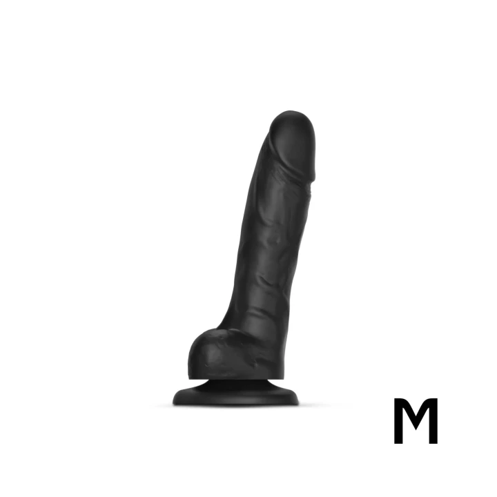 Dildo Sliding Skin Strap-on-me, wodoodporny, silikon, realistyczny, 2-warstwowy