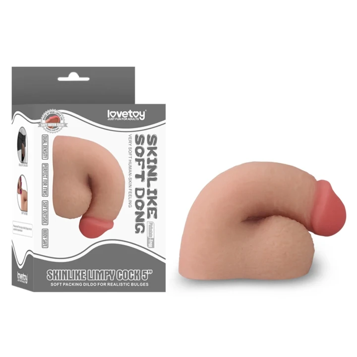 Dildo Skinlike 5", TPE, elastyczny, naturalny wygląd, 12.7 cm długości