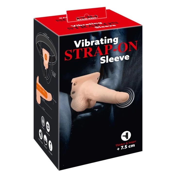 Dildo Wibracyjne You2Toys, Długość 17,5 cm, Wodoodporny, Jockstrap Regulowany