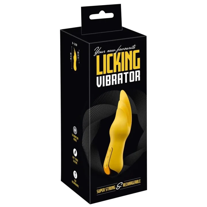 Wibrator do lizania - Your New Favorite - 10 trybów, silikon, długość 18,6 cm