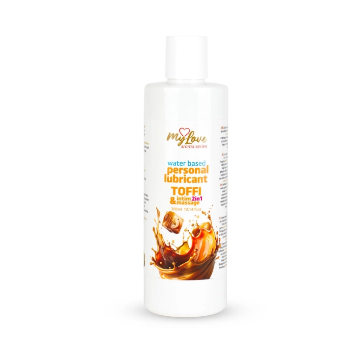 Żel intymno-masujący MyLove Aroma Series Toffi, wodny, 2w1, 300 ml
