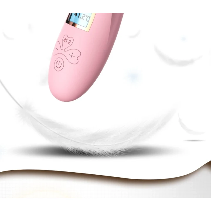 Wibrator wewnętrzny Lilo USB - różowy, 2 silniki, 10 częstotliwości, podgrzewany