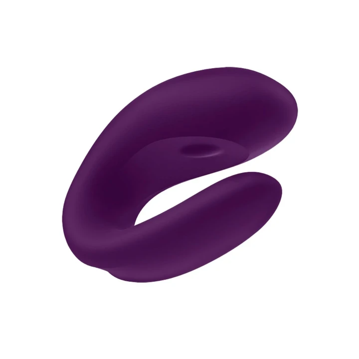 Wibrator partnerski Satisfyer Double Joy + Sexy Secret — Bluetooth, 2 silniki, wodoodporny