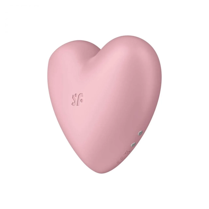 Stymulator łechtaczkowy Satisfyer Cutie Heart, silikon medyczny, wodoodporny, z wibracjami