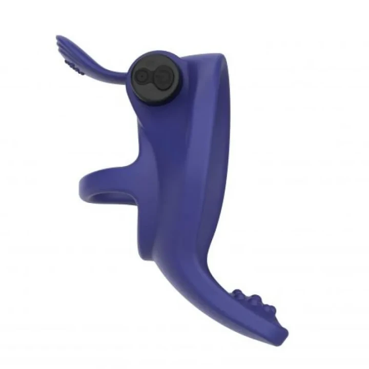 Pierścień erekcyjny Gladiator, silikon medyczny, 10,9 cm, wodoodporny, wibracje