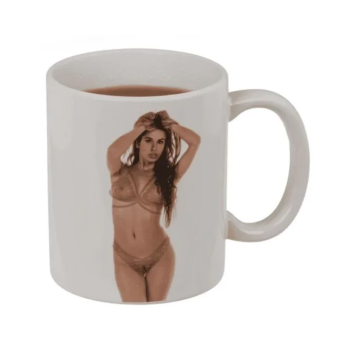 Kubek termiczny Stripper Girl 350 ml — efekt zmiany grafiki przy gorących napojach